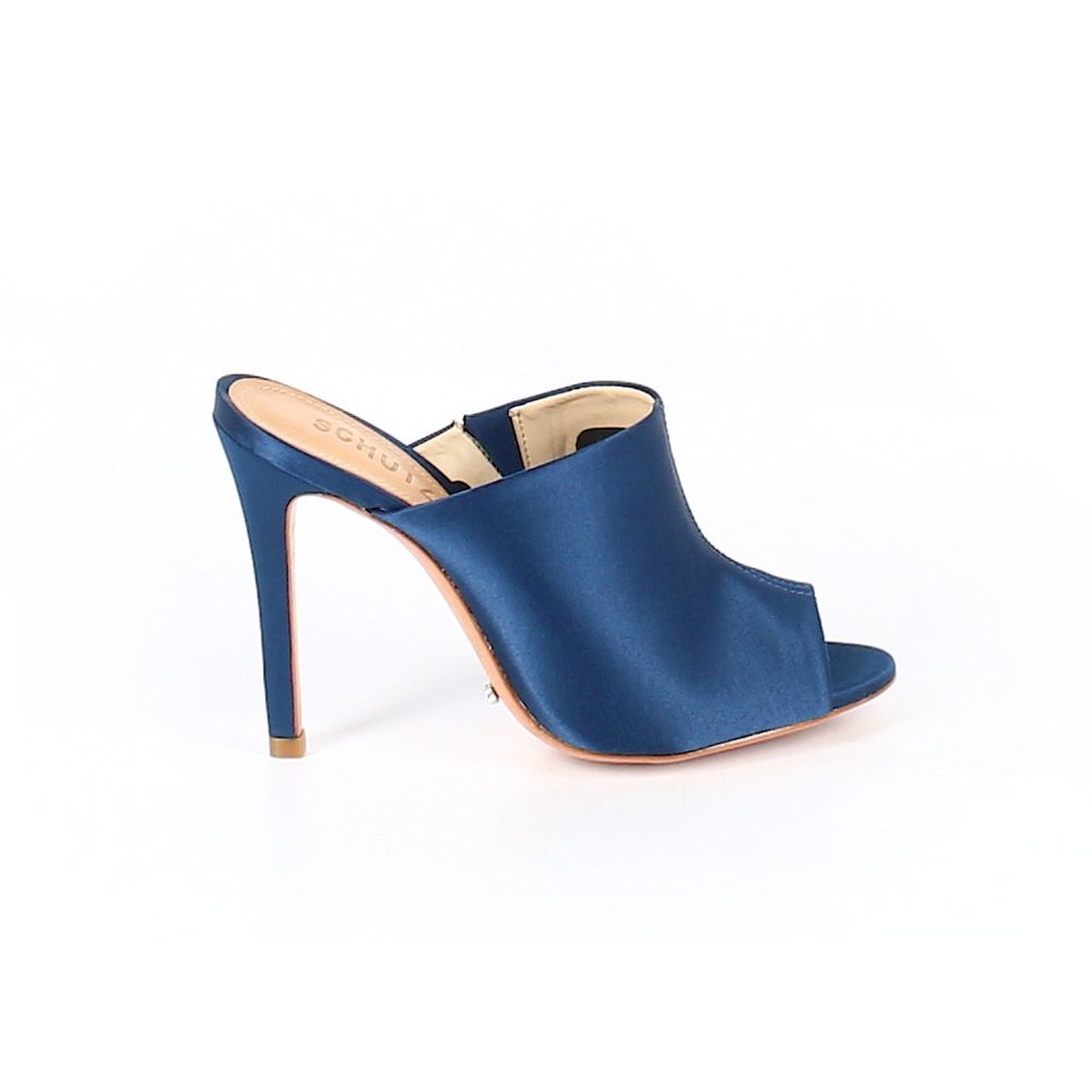 SCHUTZ Blue High Heeled Mule